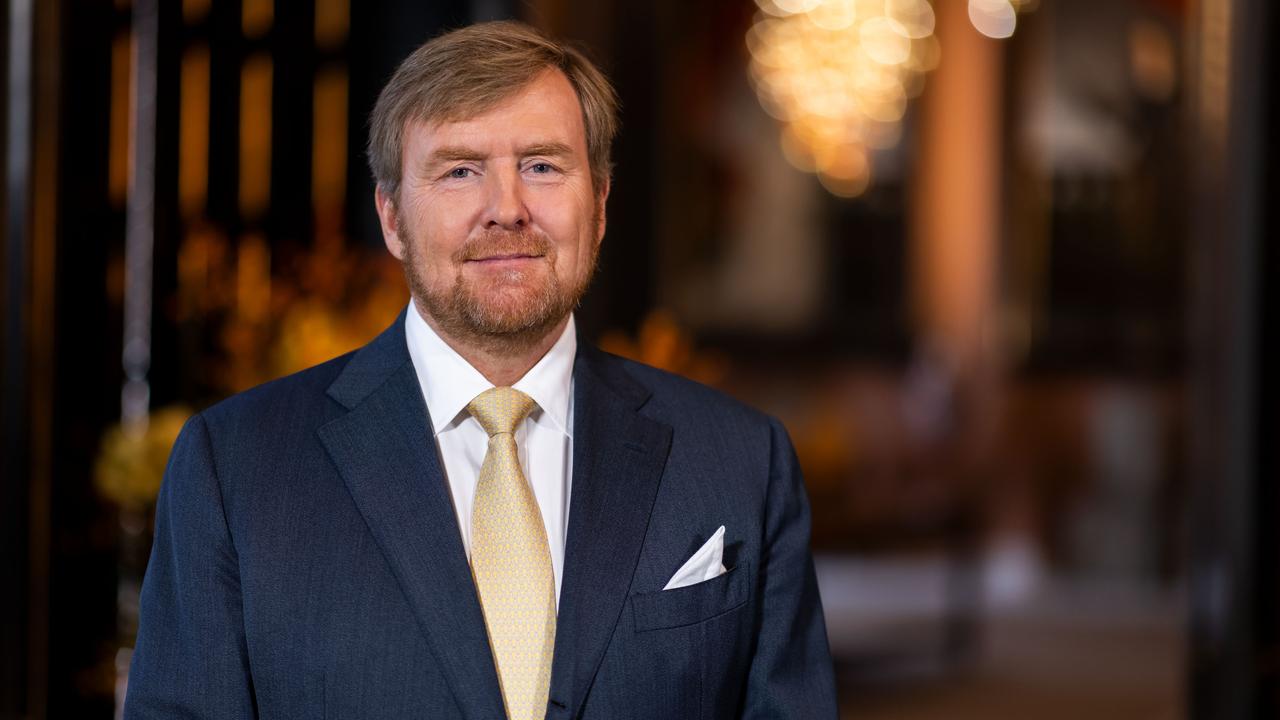 Koning Willem-Alexander en minister-president Mark Rutte in online ceremonie Four Freedoms Awards